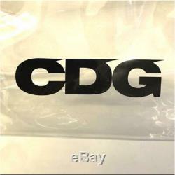 Comme des Garcons JAPAN Clear CDG Logo Plastic PVC Large Tote Bag AUTHENTIC