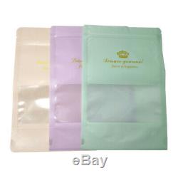 Crown Print Plastic for Zip Bags Clear Lock Window Poly Reclosable Food Pouches