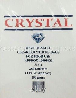 Crystal Food Bags Poly Bags Clear Food Grade