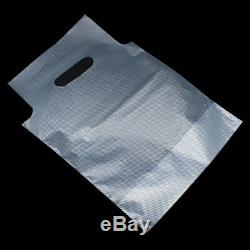 DHL 1628cm 1000/Lot Poly Packaging Bag Portable Plastic Clear Shopping Bag Take
