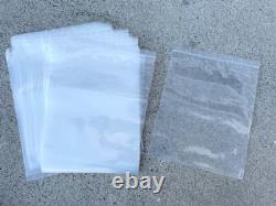 DIYAFY Heavy Duty Plastic Grip Seal Zipper Lock Bag Resealable Reusable Pouches