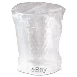 Diamond Tumbler Plastic Cups, 10oz, Clear, Individually Wrapped, 25/Bag, 20/CT
