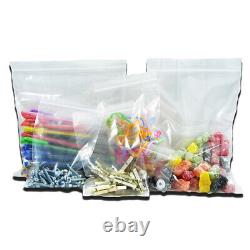 Eco-friendly Grip Seal Bags Self Resealable Clear Plastic Poly Bags All Sizes