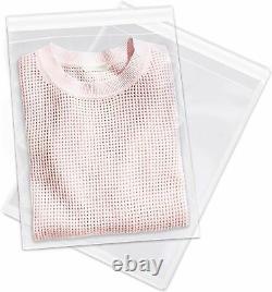 Extra Large 15 x 20 Self Seal Clear Cello Cellophane Bags Plastic Apparel Bags