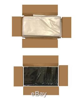 Extra Super LD Refuse Bags Strong Black / Clear Rubbish Bags 200Gauge Virgin