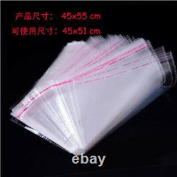 Extra large Resealable Opp Bags Self Adhesive peel & Seal Cellophane Plastic Bag