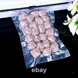 Food Vacuum Sealer Bags Clear Plastic Glossy Pouches Various Sizes