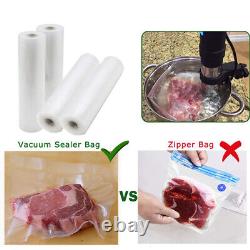 Food Vacuum Sealer Bags Rolls Vaccum Food Saver Storage Seal Bag Pack Embossed