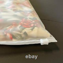 Frosted Clear Zipper Plastic Poly Bags Matt for Apparel Packaging Clothing 11x13