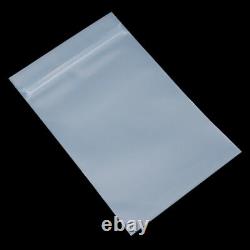 Frosted Plastic Bags for Zip Resealable Grip Seal Lock Gift Travel Storage Pouch