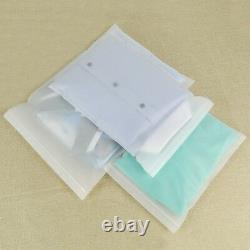 Frosted Plastic Bags for Zip Resealable Grip Seal Lock Gift Travel Storage Pouch