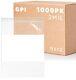 Gpi Case Of 1000 9 X 12 Clear Plastic Reclosable Zip Bags Bulk 2 Mil Thic