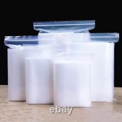 GRIP SEAL BAGS Self Resealable Clear Polythene Poly Plastic Zip Lock All Sizes