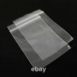 GRIP SEAL BAGS Self Resealable Clear Polythene Poly Plastic Zip Lock All Sizes