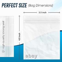 GRIP SEAL BAGS Self Resealable Clear Polythene Poly Plastic Zip Lock All Sizes