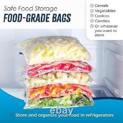 GRIP SEAL BAGS Self Resealable Clear Polythene Poly Plastic Zip Lock All Sizes