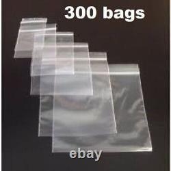 GRIP SEAL BAGS Self Resealable Clear Polythene Poly Plastic Zip Lock All Sizes