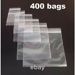 GRIP SEAL BAGS Self Resealable Clear Polythene Poly Plastic Zip Lock All Sizes