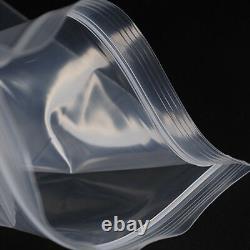 GRIP SEAL BAGS Self Resealable Clear Polythene Poly Plastic Zip Lock All SizesMU