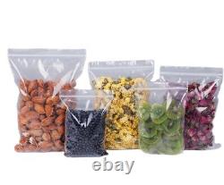 GRIP SEAL BAGS Self Resealable Plastic Clear Poly Bags