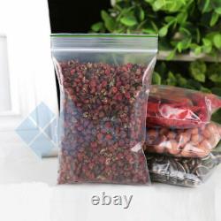 GRIP SEAL BAGS Strong Zip Lock Plastic Poly Clear Bag Baggie Reusable All Sizes
