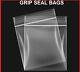 Grip Seal Bags Zip Lock Quality Resealable Clear Poly Plastic 160 X 230 Mm -6x9