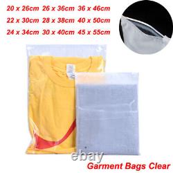 Garment Bags Clear Cello Plastic Self Seal Packaging For Clothing T-Shirts
