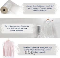 Garment Bags on Roll Garment Cover Rolls Plastic Dry Cleaner Bags All Sizes