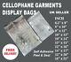 Garment Bags Clear Cello Plastic Self Seal Packaging For Clothing T-shirts Etc