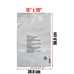 Garment bags clear cellophane plastic strong seal packaging for T-Shirts clothes