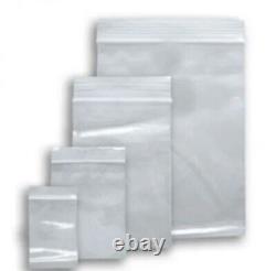 Grip Seal Bags Clear Resealable Plastic Polythene Cheapest Gripseals All Sizes