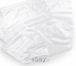 Grip Seal Bags Clear Resealable Plastic Polythene Cheapest Gripseals All Sizes