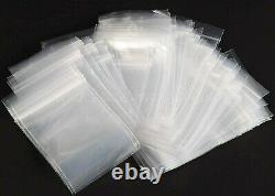 Grip Seal Bags Clear Resealable Plastic Polythene Cheapest Gripseals Food Graded