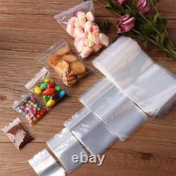 Grip Seal Bags Clear Self Resealable Polythene Poly Plastic Zip Lock All Sizes