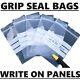 Grip Seal Bags Food Packaging Food Grade Write On Panel