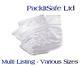 Grip Seal Bags Mini Poly Self Resealable Plastic Clear Zip Lock Various Sizes