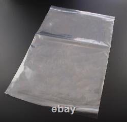 Grip Seal Bags Plain Resealable Plastic Poly Polythene Bag Safe & Secure Bags