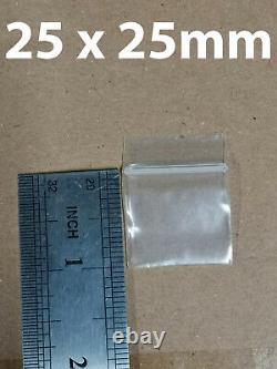 Grip Seal Bags Resealable Clear Poly Plastic Zip Lock Baggies Small Large Medium