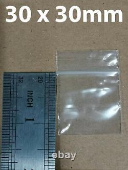 Grip Seal Bags Resealable Clear Poly Plastic Zip Lock Baggies Small Large Medium
