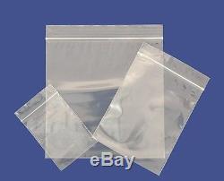Grip Seal Bags Resealable Grip Poly Grip Clear Plastic Zip Lock Free Post to EU