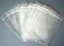 Grip Seal Bags Resealable Self Lock Polythene Plastic Clear Poly Mix ALL SIZES