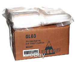Grip Seal Bags Self Press Resealable Polythene Clear Poly Plastic Zip Lock Bags