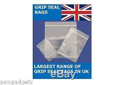 Grip Seal Bags Self Resealable Clear Bags Plastic Material Mini Bags All Sizes