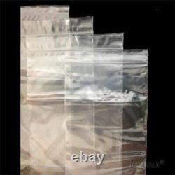 Grip Seal Bags Self Resealable Grip Poly Plastic Clear Zip Lock MIX All Sizes