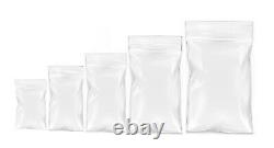 Grip Seal Bags Self Resealable Grip Poly Plastic Clear Zip Lock Mix All Sizes