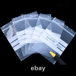 Grip Seal Bags WRITABLE Multiple Sizes Zip Lock Secure Poly