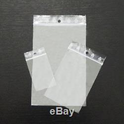 Grip Seal Bags Zip Lock Bags Clear Plain Self Resealable Polythene Plastic