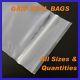 Grip Seal Clear Self Seal Press Polythene Zip Lock Plastic Bags All Sizes