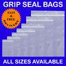 Grip Seal Resealable Clear Poly Plastic Bags Sizes In Inches Cheapest Quick One