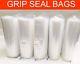 Grip Seal Self Seal Clear Resealable Polythene Plastic Bags All Sizes Zip Lock